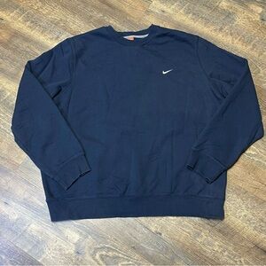 Nike The Athletic Department Mens Crewneck Sweatshirt 2XL XXL Navy Blue